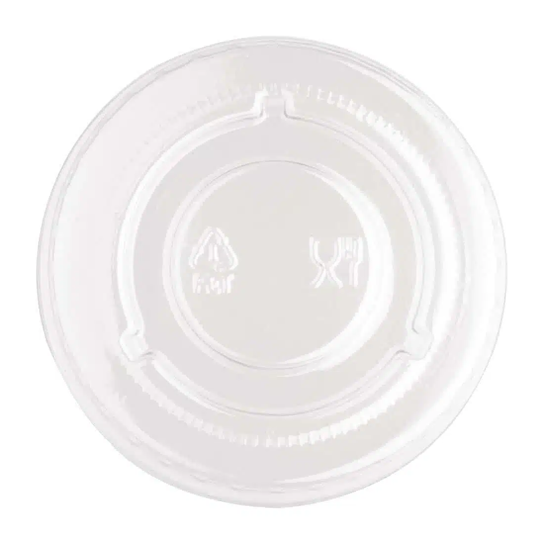 Fiesta Recyclable PET Bagasse Cup Lids Clear (Pack of 1000) - Image 6