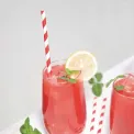 Fiesta Compostable Individually Wrapped Paper Straws Red Stripes (Pack of 250) - Image 3