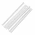 Fiesta Compostable Individually Wrapped Bendy Paper Straws Black (Pack of 250) - Image 6