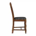Mayfair Dining Chair with Black Diamond Padded Seat (Pack of 2) - Image 2