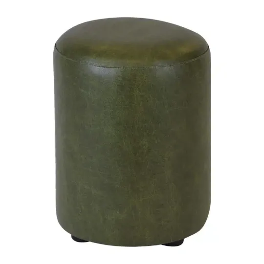 Cylinder Faux Leather Bar Stool Juniper (Pack of 2)