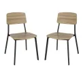 Bolero Beaufort Wooden Interior Dining Chairs (Pack of 2) - Image 7