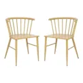 Bolero Harrowdene Metal Side Chairs Wood Effect (Pack of 2) - Image 5