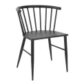 Bolero Harrowdene Black Spindle Chairs (Pack of 2) - Image 1