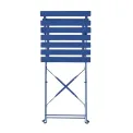 Bolero Perth Pavement Style Folding Chairs Dark Navy (Pack of 2) - Image 2