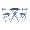 Bolero Perth Pavement Style Folding Chairs Dark Navy (Pack of 2) - Image 4