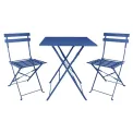 Bolero Perth Pavement Style Folding Chairs Dark Navy (Pack of 2) - Image 5