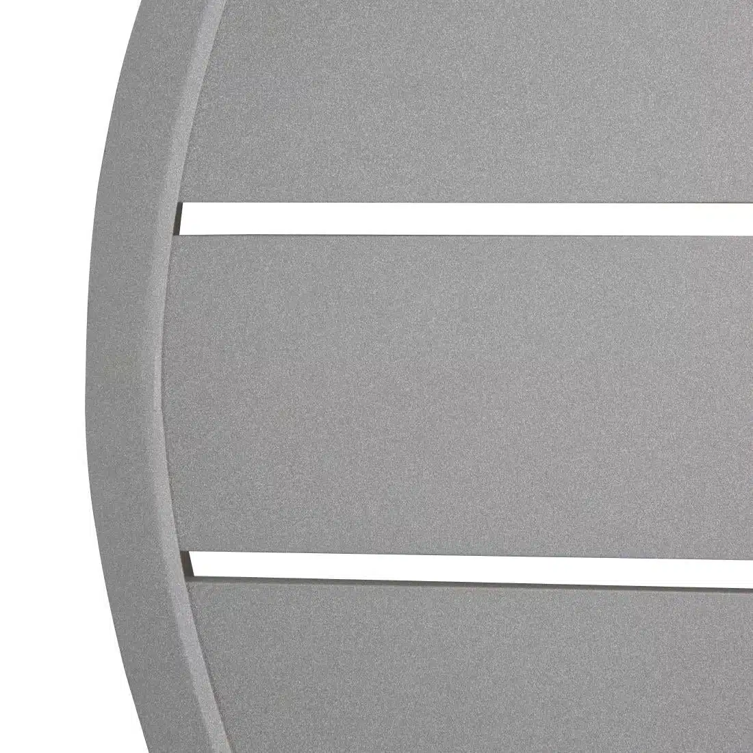 Bolero Aluminium Round Table Top Light Grey 580mm - Image 4