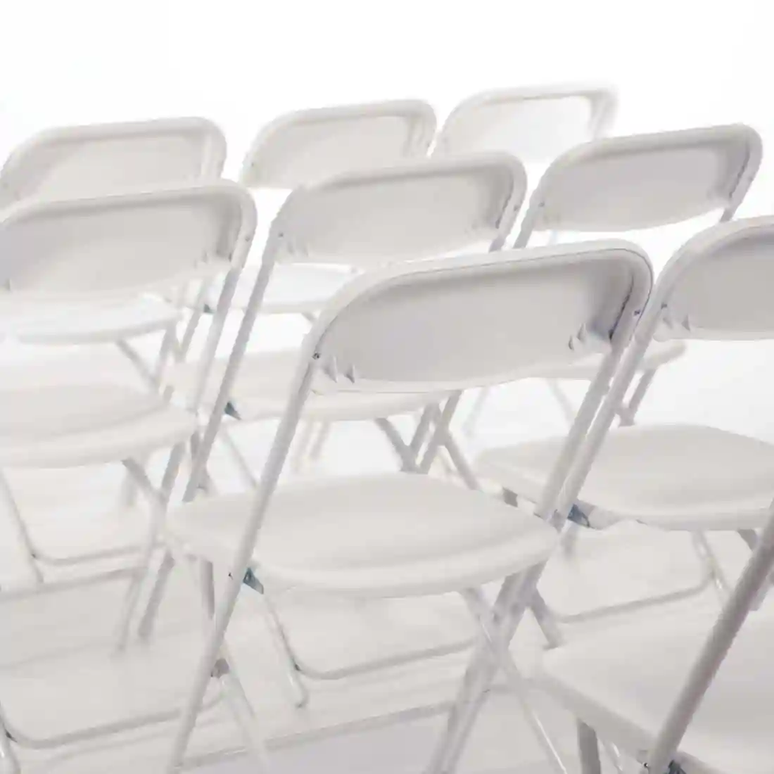 Bolero PP Folding Chairs White (Pack of 10) - Image 4