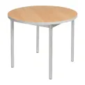 Gopak Enviro Indoor Beech Effect Round Dining Table 900mm - Image 1