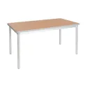 Gopak Enviro Indoor Beech Effect Rectangle Dining Table 1400mm - Image 1