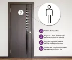 Gents Toilet Door Symbol. 150mm - Image 3