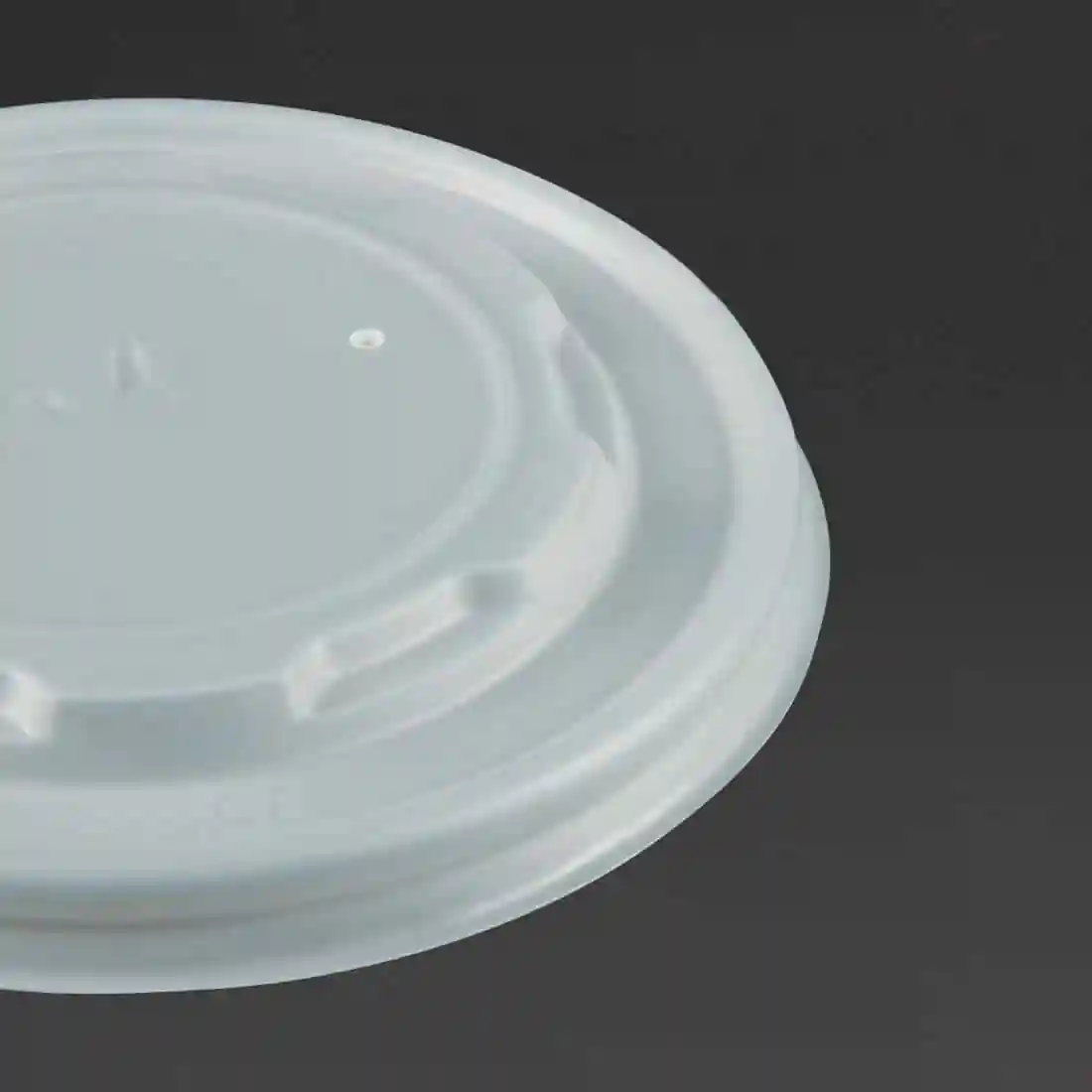 Vegware Compostable Hot Food Pot Flat Lids 350ml / 12oz and 455ml / 16oz (Pack of 500) - Image 3