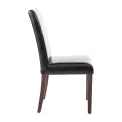 Bolero Faux Leather Dining Chair Black (Pack of 2) - Image 3
