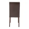 Bolero Faux Leather Dining Chairs Dark Brown (Pack of 2) - Image 4