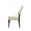 Bolero Chunky Faux Leather Chairs Cream (Pack of 2) - Image 2