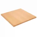 Bolero Pre-drilled Square Tabletop Beech Effect 700mm - Image 3