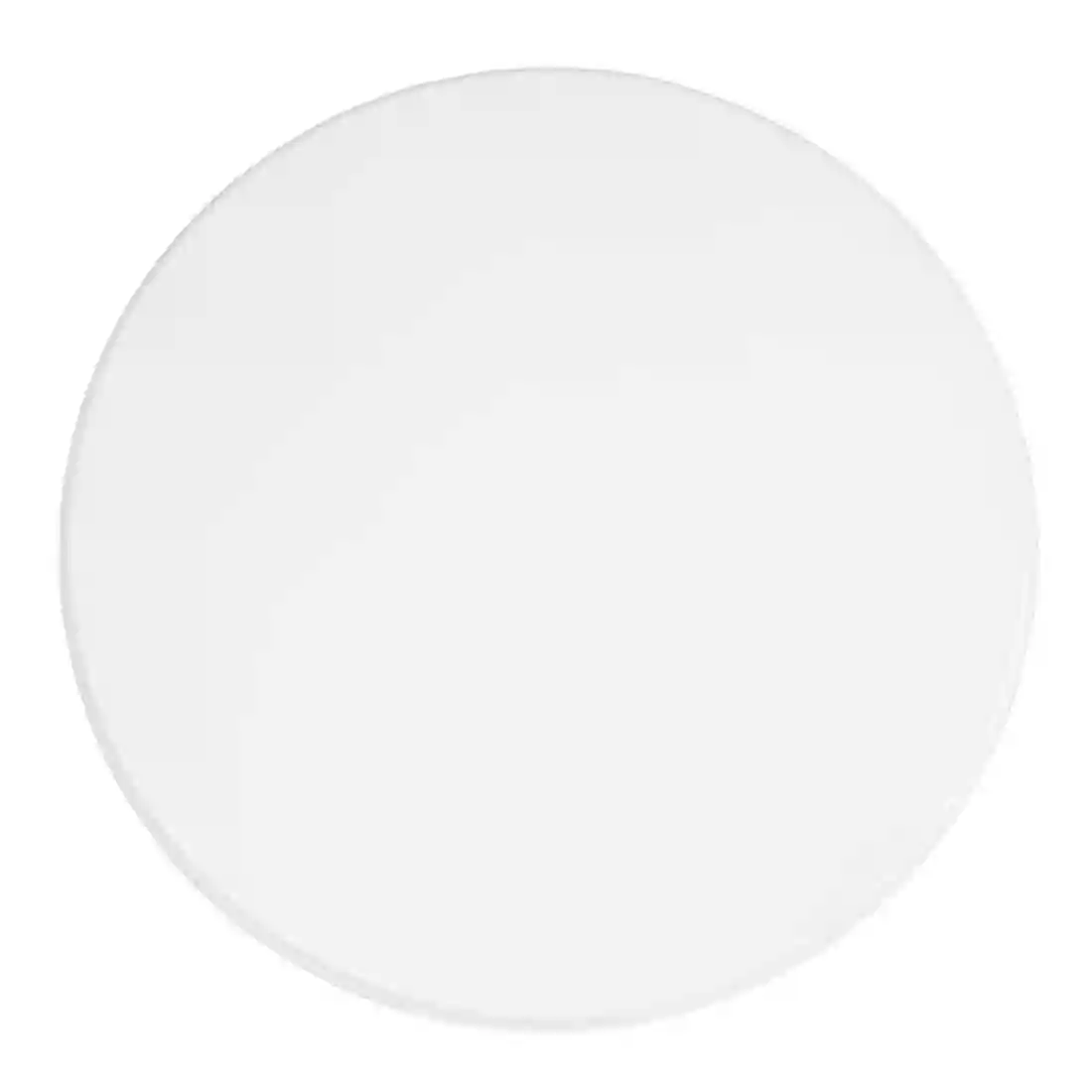 Bolero Pre-drilled Round Tabletop White 600mm - Image 2