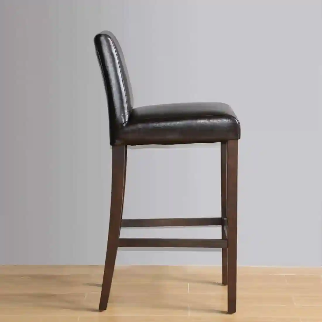 Bolero Faux Leather High Bar Stool Black - Image 3