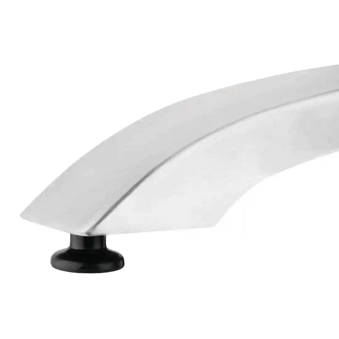 Bolero Brushed Aluminium Four Leg Table Base - Image 3