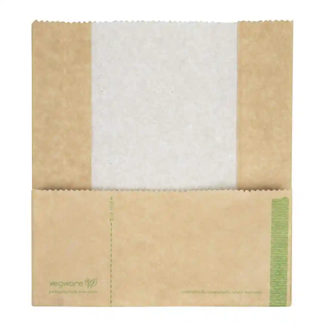 Vegware Compostable Kraft Panini Bags (Pack of 500) - Image 1