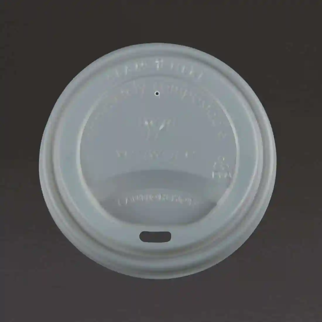 Vegware Compostable Coffee Cup Lids 340ml / 12oz and 455ml / 16oz (Pack of 1000) - Image 1