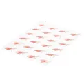 Burger Wrapping Paper Sheets Red 245 x 300mm (Pack of 1000) - Image 2