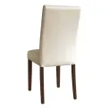 Bolero Faux Leather Dining Chairs Cream (Pack of 2) - Image 2