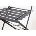Bolero Perth Black Pavement Style Steel Folding Chairs (Pack of 2) - Image 4
