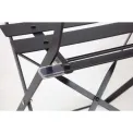Bolero Perth Black Pavement Style Steel Folding Chairs (Pack of 2) - Image 7