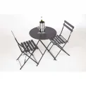 Bolero Perth Black Pavement Style Steel Folding Chairs (Pack of 2) - Image 10