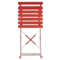 Bolero Perth Red Pavement Style Steel Folding Chairs (Pack 2) - Image 4