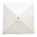 Bolero Square Pulley Parasol 2.5m Diameter Cream - Image 5