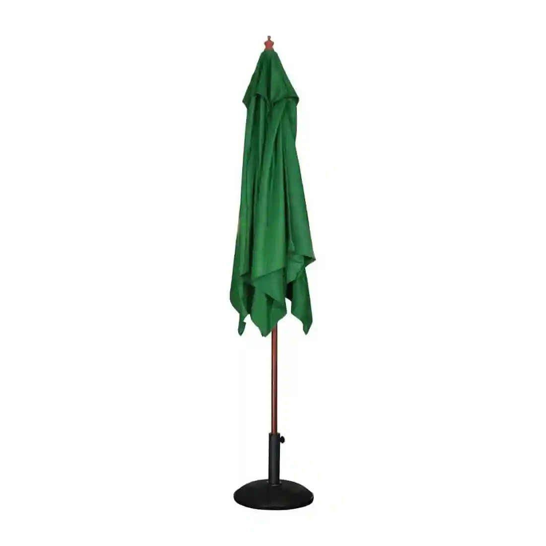Bolero Square Double Pulley Parasol 2.5m Diameter Green - Image 2
