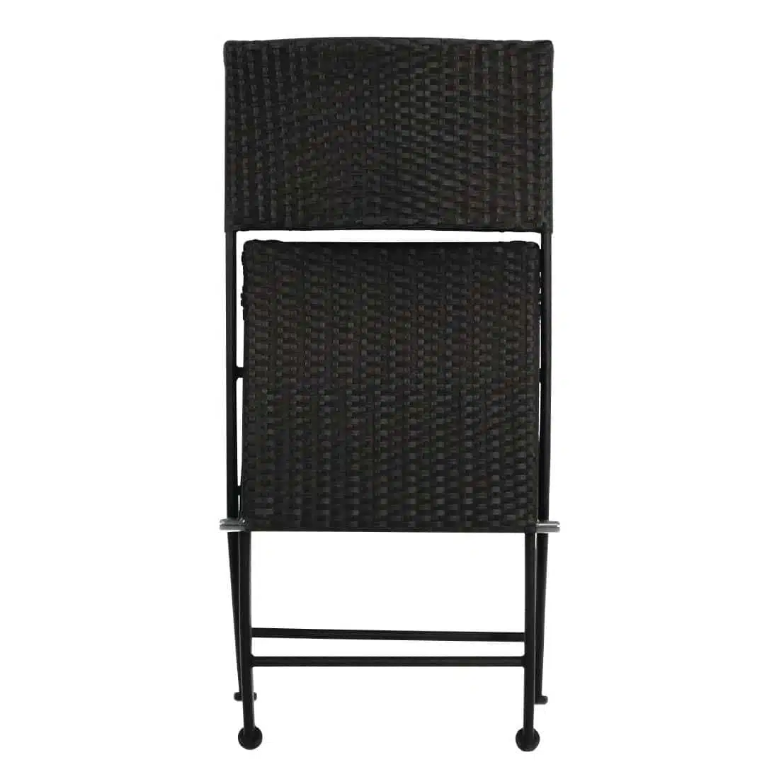 Bolero PE Wicker Folding Chair Set (Pack of 2) - Image 4