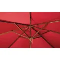 Bolero Square Parasol 2.5m Diameter Red - Image 3