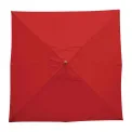Bolero Square Parasol 2.5m Diameter Red - Image 5