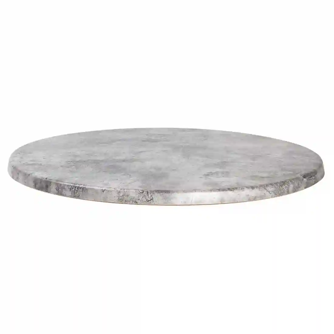 Werzalit Pre-Drilled Round Table Top Concrete 800mm - Image 2