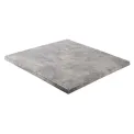 Werzalit Pre-drilled Square Table Top Concrete 600mm - Image 2