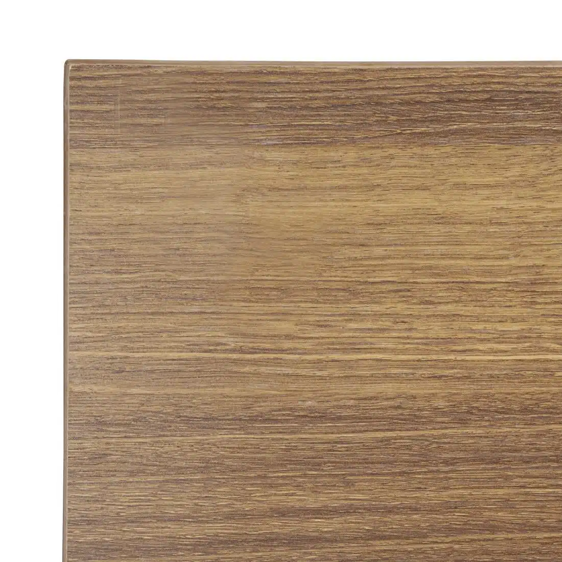 Bolero Pre-drilled Square Tabletop Rustic Oak 600mm - Image 3