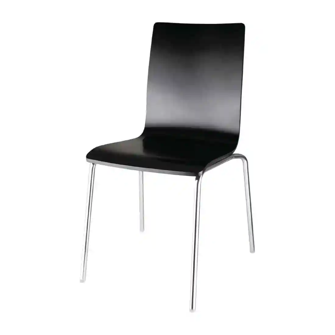 Bolero Black Square Back Side Chair (Pack of 4) - Image 2