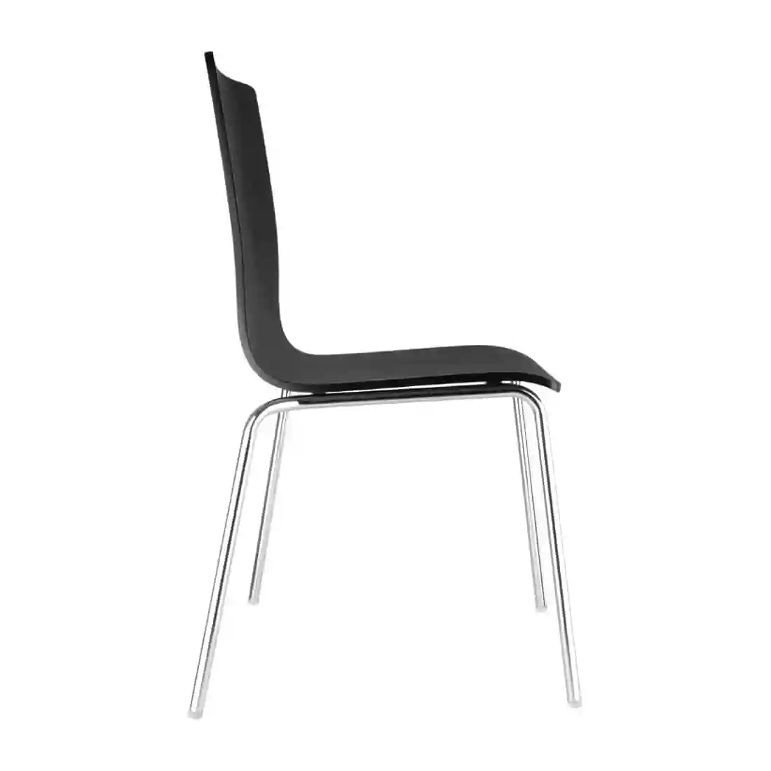 Bolero Black Square Back Side Chair (Pack of 4) - Image 3