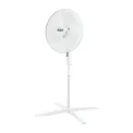 6′′ Oscillating White Pedestal Standing Fan
