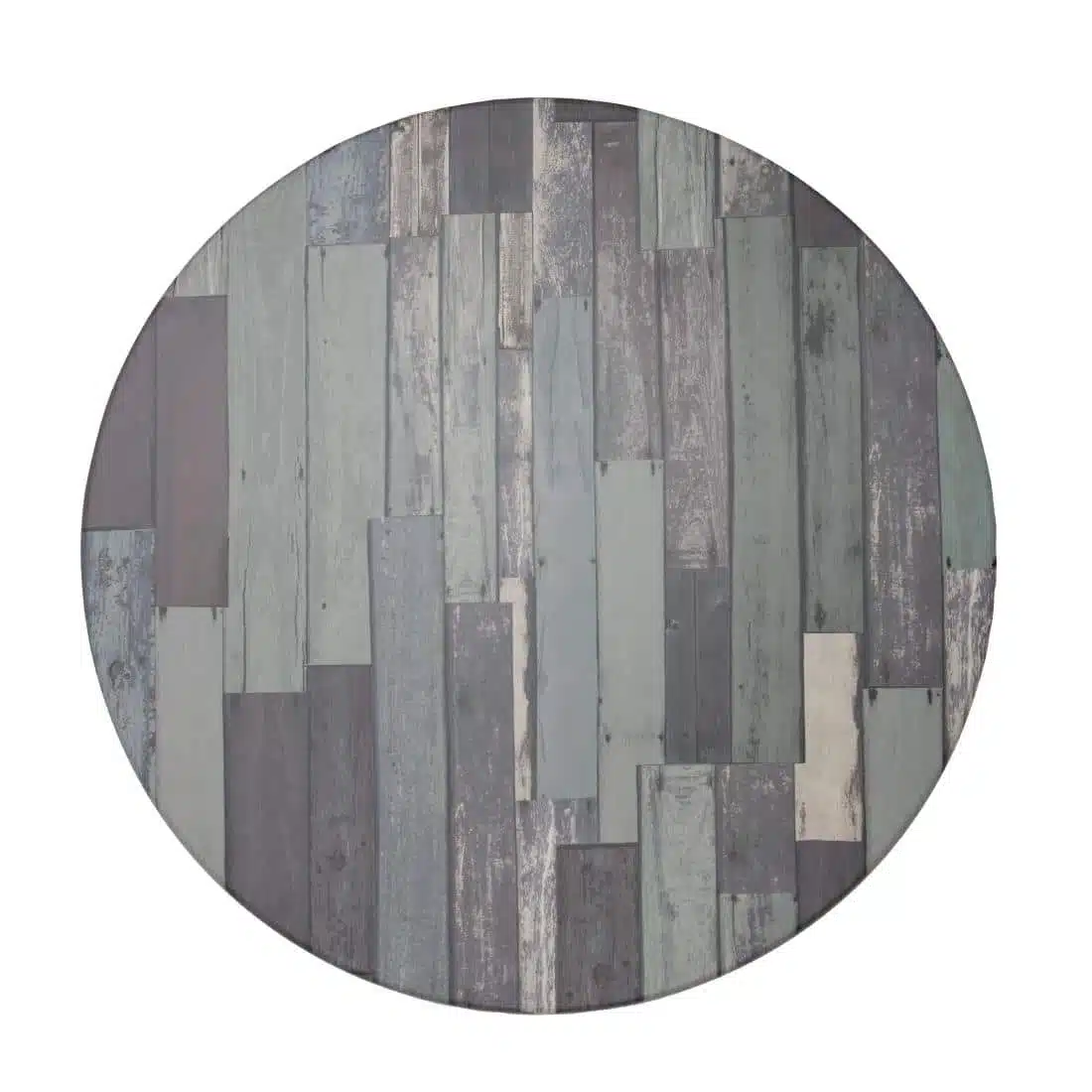 Werzalit Round 800mm Table Top Blanchas Blue - Image 1