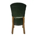 Hanoi Dining Chair In Weathered Oak with Bison Vinyl Cedar (Pack of 2) - Image 2