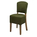 Hanoi Dining Chair In Weathered Oak with Shetland Forest Seatpad (Pack of 2) - Image 1