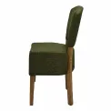 Hanoi Dining Chair In Weathered Oak with Shetland Forest Seatpad (Pack of 2) - Image 3