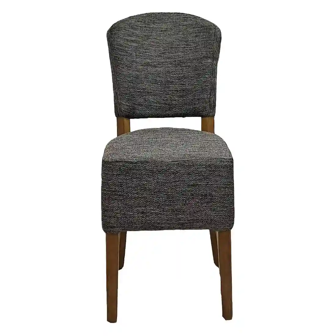 Hanoi Dining Chair In Weathered Oak with Shetland Smoke Seatpad (Pack of 2) - Image 3