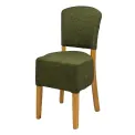 Hanoi Dining Chair In Soft Oak with Shetland Forest Seatpad (Pack of 2) - Image 1