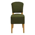 Hanoi Dining Chair In Soft Oak with Shetland Forest Seatpad (Pack of 2) - Image 2
